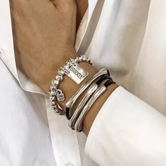 UNO de 50 Bracelet •NOT TO BE • Silver •Size M - Picture 15 of 16
